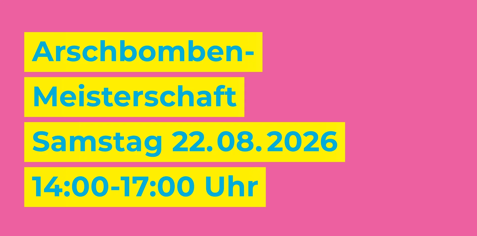 Arschbomben-Meisterschaft im Freibad Oberes Bottwartal